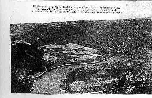 Ville de SAINTGERVAISD\'AUVERGNE Carte postale ancienne