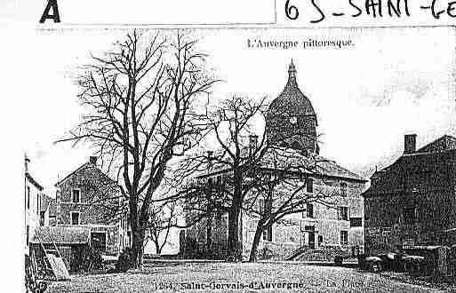 Ville de SAINTGERVAISD\'AUVERGNE Carte postale ancienne