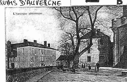 Ville de SAINTGERVAISD\\\'AUVERGNE Carte postale ancienne