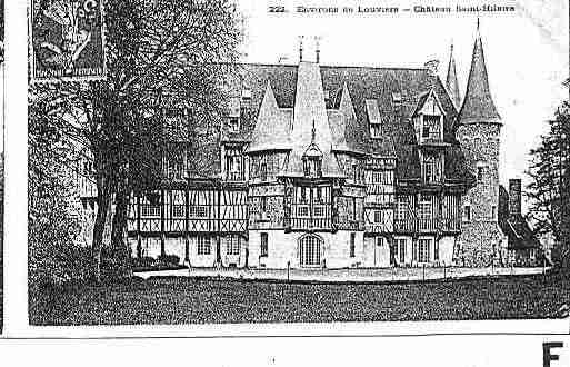 Ville de SAINTHILAIRESURRISLE Carte postale ancienne