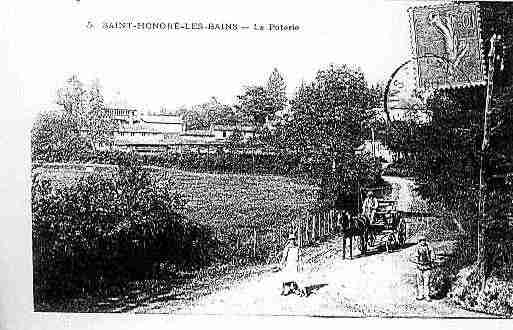 Ville de SAINTHONORELESBAINS Carte postale ancienne
