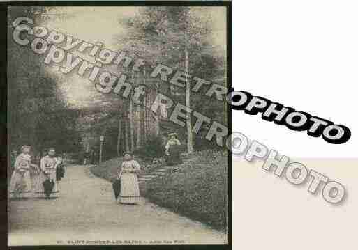 Ville de SAINTHONORELESBAINS Carte postale ancienne