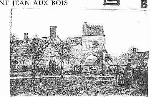 Ville de SAINTJEANAUXBOIS Carte postale ancienne