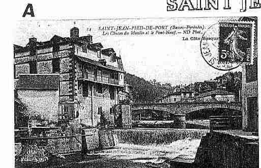 Ville de SAINTJEANPIEDDEPORT Carte postale ancienne