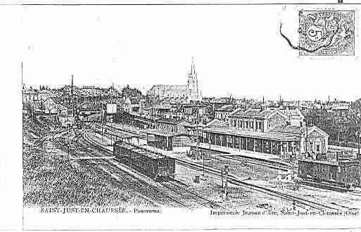 Ville de SAINTJUSTENCHAUSSEE Carte postale ancienne