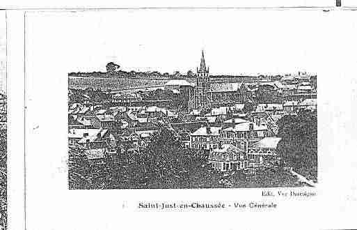 Ville de SAINTJUSTENCHAUSSEE Carte postale ancienne