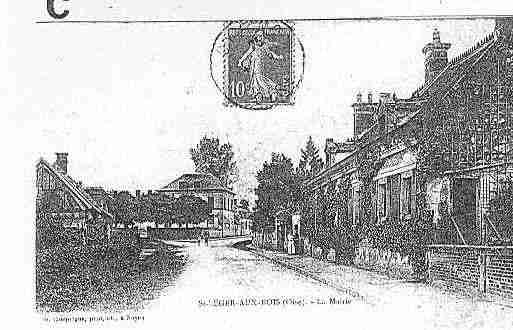 Ville de SAINTLEGERAUXBOIS Carte postale ancienne