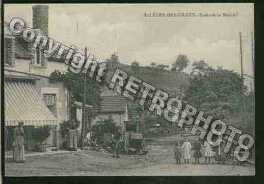 Ville de SAINTLEGERDESVIGNES Carte postale ancienne