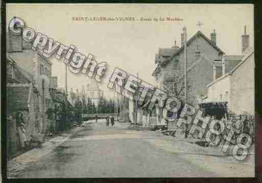 Ville de SAINTLEGERDESVIGNES Carte postale ancienne