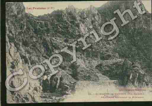 Ville de SAINTMARTINDUCANIGOU Carte postale ancienne