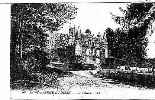 Ville de SAINTMAURICEDUDESERT Carte postale ancienne