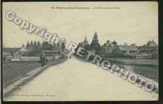 Ville de SAINTMAURICELESCHARENCEY Carte postale ancienne