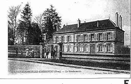 Ville de SAINTMAURICELESCHARENCEY Carte postale ancienne