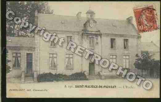 Ville de SAINTMAURICEPRESPIONSAT Carte postale ancienne