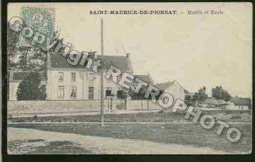 Ville de SAINTMAURICEPRESPIONSAT Carte postale ancienne