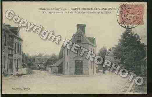 Ville de SAINTMICHELDESANDAINES Carte postale ancienne