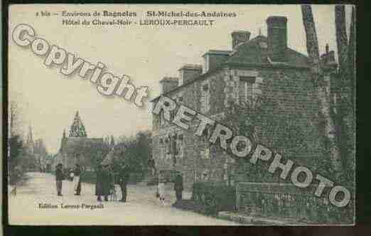 Ville de SAINTMICHELDESANDAINES Carte postale ancienne