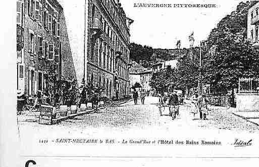Ville de SAINTNECTAIRE Carte postale ancienne