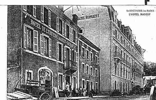 Ville de SAINTNECTAIRE Carte postale ancienne