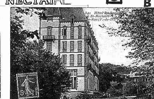 Ville de SAINTNECTAIRE Carte postale ancienne Ville de SAINTNECTAIRE Carte postale ancienne