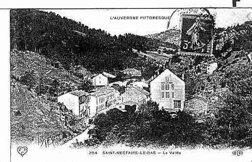 Ville de SAINTNECTAIRE Carte postale ancienne