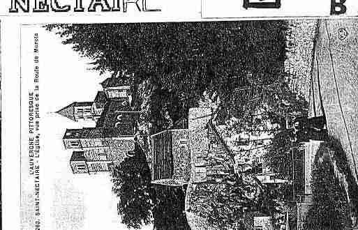 Ville de SAINTNECTAIRE Carte postale ancienne