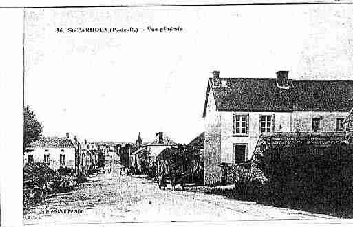 Ville de SAINTPARDOUX Carte postale ancienne