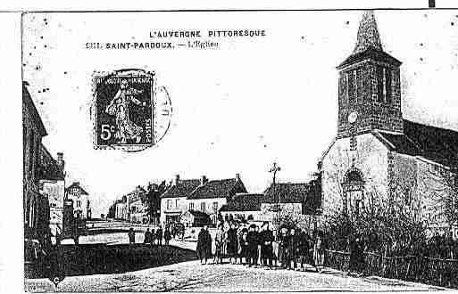 Ville de SAINTPARDOUX Carte postale ancienne