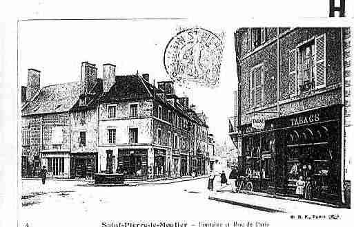 Ville de SAINTPIERRELEMOUTIER Carte postale ancienne