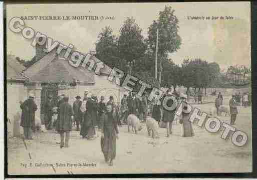 Ville de SAINTPIERRELEMOUTIER Carte postale ancienne