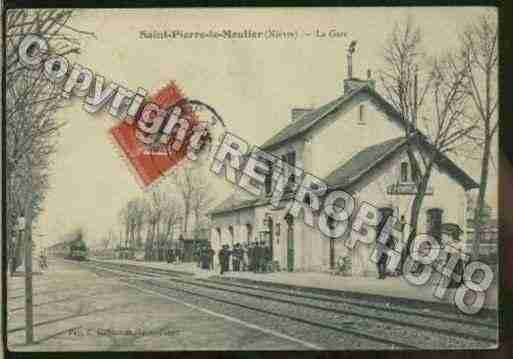 Ville de SAINTPIERRELEMOUTIER Carte postale ancienne Ville de SAINTPIERRELEMOUTIER Carte postale ancienne