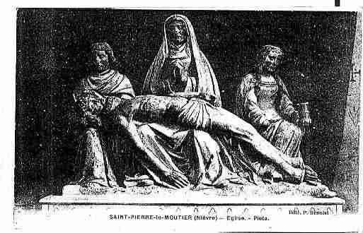 Ville de SAINTPIERRELEMOUTIER Carte postale ancienne