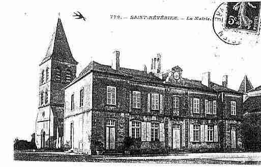 Ville de SAINTREVERIEN Carte postale ancienne