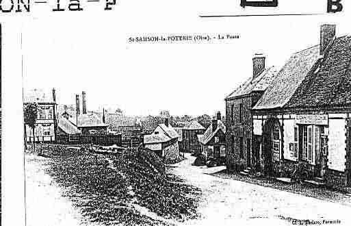 Ville de SAINTSAMSONLAPOTERIE Carte postale ancienne