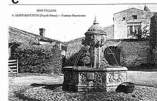 Ville de SAINTSATURNIN Carte postale ancienne