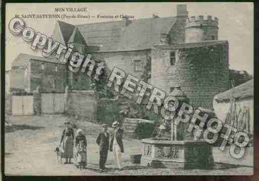 Ville de SAINTSATURNIN Carte postale ancienne