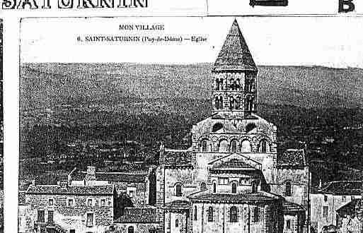 Ville de SAINTSATURNIN Carte postale ancienne Ville de SAINTSATURNIN Carte postale ancienne