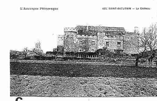 Ville de SAINTSATURNIN Carte postale ancienne