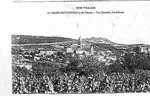 Ville de SAINTSATURNIN Carte postale ancienne