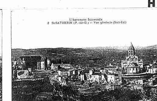 Ville de SAINTSATURNIN Carte postale ancienne