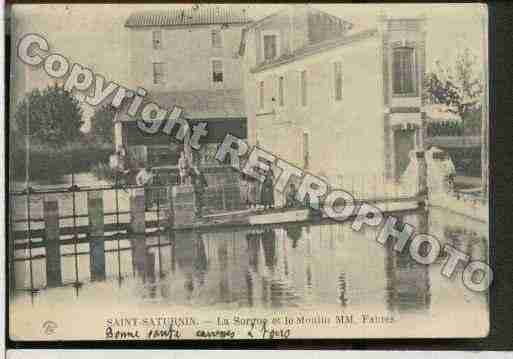 Ville de SAINTSATURNINLESAVIGNON Carte postale ancienne