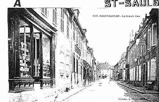 Ville de SAINTSAULGE Carte postale ancienne Ville de SAINTSAULGE Carte postale ancienne