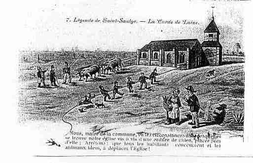 Ville de SAINTSAULGE Carte postale ancienne