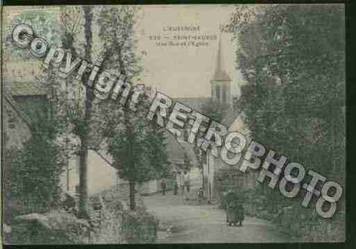 Ville de SAINTSAUVESD\'AUVERGNE Carte postale ancienne