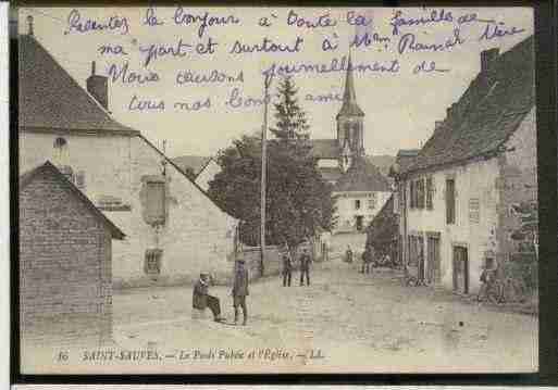 Ville de SAINTSAUVESD\'AUVERGNE Carte postale ancienne