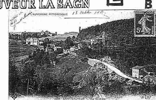 Ville de SAINTSAUVEURLASAGNE Carte postale ancienne Ville de SAINTSAUVEURLASAGNE Carte postale ancienne