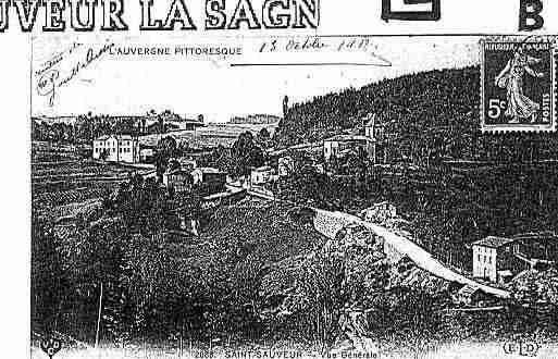 Ville de SAINTSAUVEURLASAGNE Carte postale ancienne