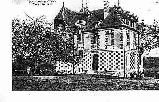 Ville de SAINTSULPICESRILLE Carte postale ancienne