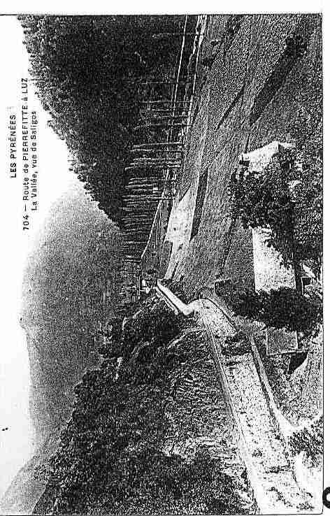 Ville de SALIGOS Carte postale ancienne