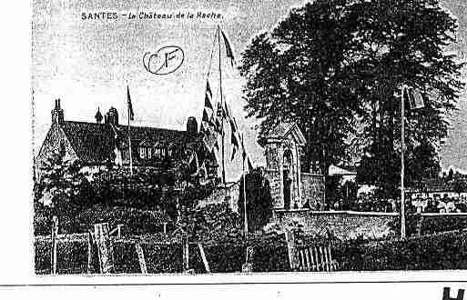 Ville de SANTES Carte postale ancienne